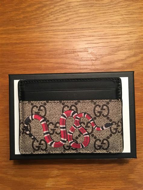 gucci snake song|Gucci snake cardholder.